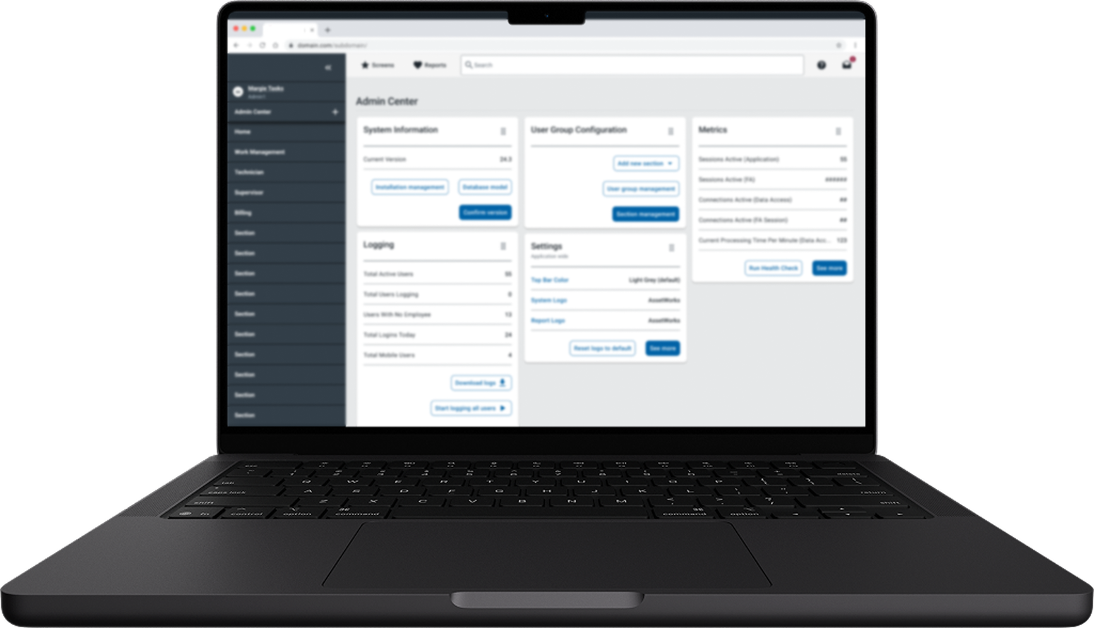 Modern responsive dashboard prioritizing user needs