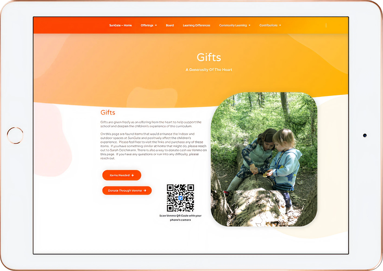 SunGate iPad Venmo Integration